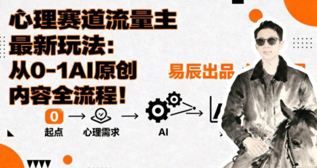 副业拆解：心理赛道流量主最新玩法，从0-1AI原创内容全流程-度娘社团