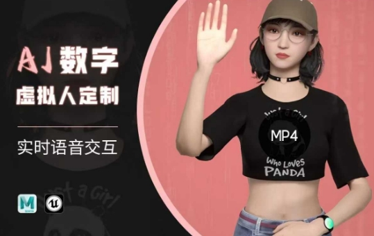 Ai数字人虚拟(智能体)实时语音交互特训营，​自行定制超写实角色AI数字人交互技术-度娘社团